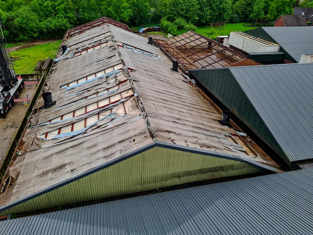 Remediated roof in Vortum Mullem 2