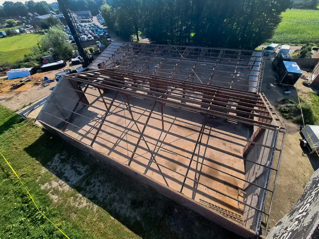 Asbestos removal in Lievelde